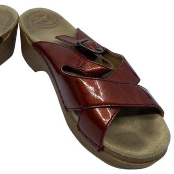 Dansko Red Open Toe size 38 - Picture 1 of 8